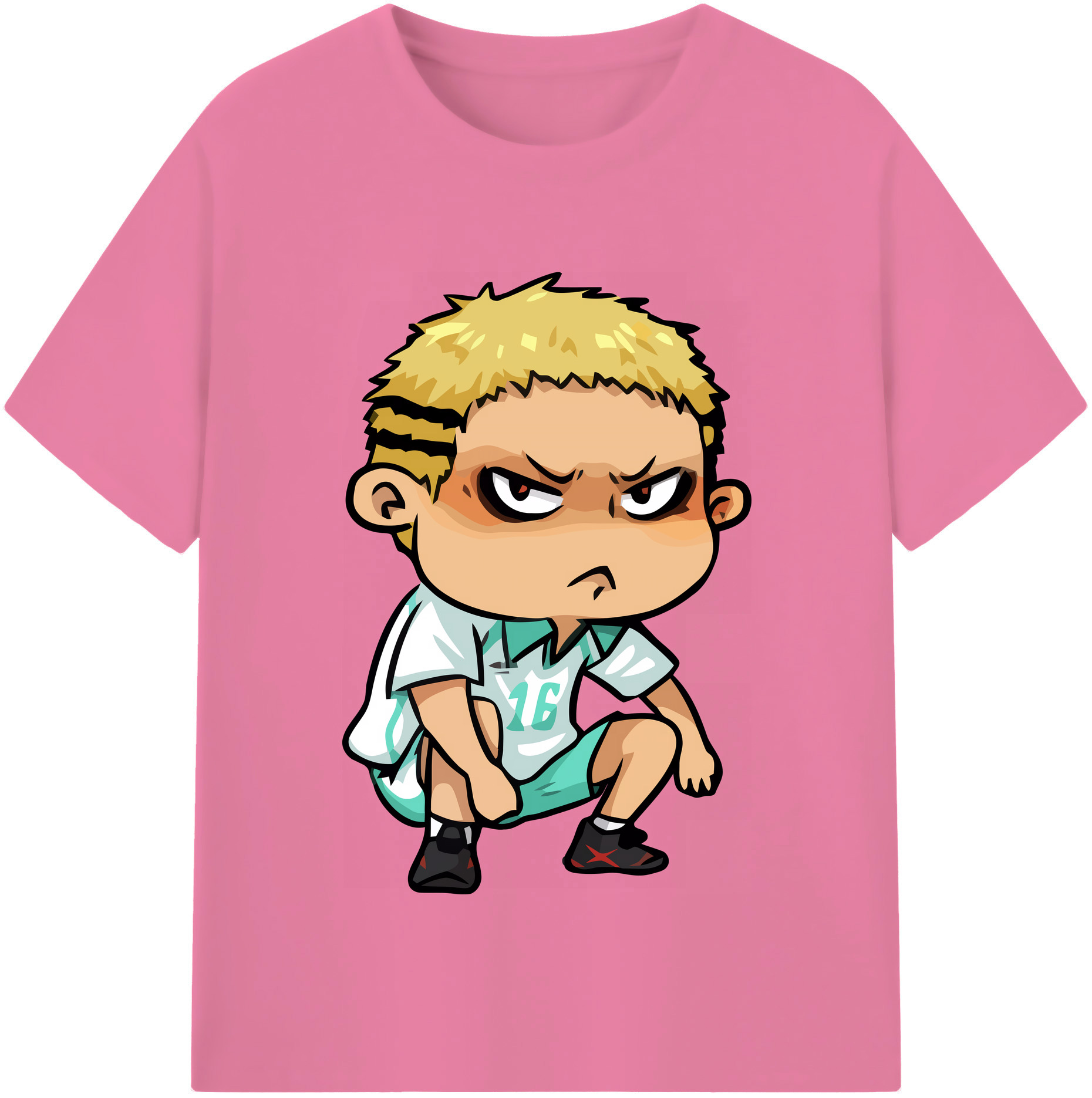 （画像用） ハイキュー!! Haikyu!! 綿100％半袖Tシャツ（フロントプリント）